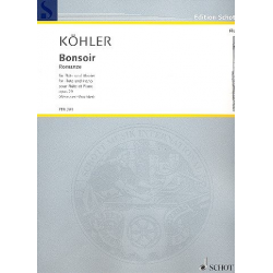 Bonsoir op.29 : für Flöte und Klavier - Ernesto Köhler