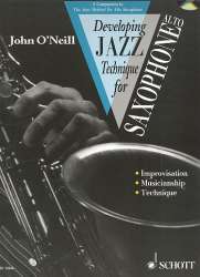 Developing Jazz Technique (+ Eb-CD) for Saxophone - John O'Neill
