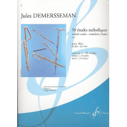 50 études mélodiques pour la flûte -Jules Demersseman