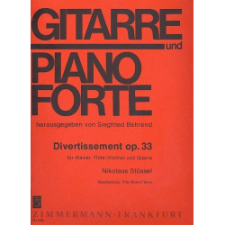 Divertissement op.33 : für Klavier, - Nikolaus Stössel / Arr. Rita Maria Fleres