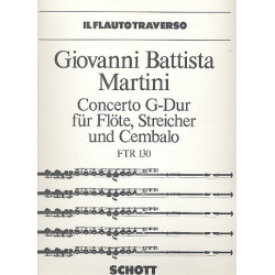 Concerto G-Dur für Flöte, - Giovanni Battista Martini