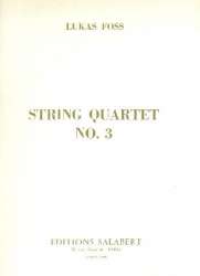 String Quartet no.3 - Lukas Foss