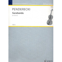 Sarabanda : für Viola - Krzysztof Penderecki