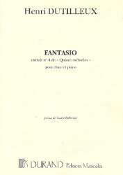 Fantasio : pour baryton (mezzo-soprano) - Henri Dutilleux