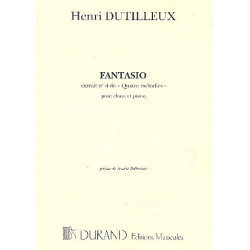 Fantasio : pour baryton (mezzo-soprano) - Henri Dutilleux