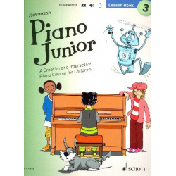 Piano junior - Lesson Book vol.3 (+Online Audio Download) : -Hans-Günter Heumann