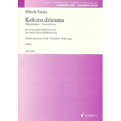 Kekatu dziesma : für Frauenchor a cappella - Peteris Vasks