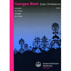 L'Arlésienne-Suite Nr.2 : für 4 Flöten - Georges Bizet