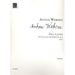 2 Lieder op.8 : für mittlere - Anton von Webern