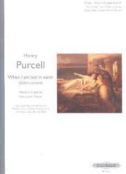 When I am laid in Earth : for voice (high/ - Henry Purcell