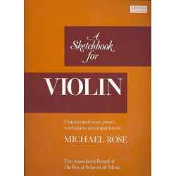 A Sketchbook : for violin and piano - Michael Edward Rose