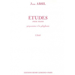 ABSIL Jean : Etudes préparatoires à la polyphonie Vol.1 - Jean Absil