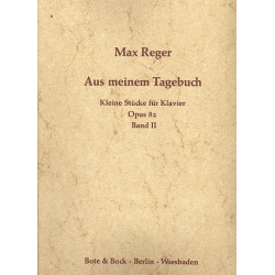 Aus meinem Tagebuch op.82 Band 2 : - Max Reger
