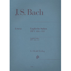 6 Englische Suiten BWV806-811 : - Johann Sebastian Bach