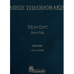 Axion Esti : für Bariton, lyrischen - Mikis Theodorakis