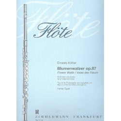 Blumenwalzer op.87 : für 2 Flöten - Ernesto Köhler