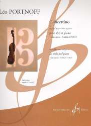 Concertino op.14 pour violon et piano : - Leo Portnoff