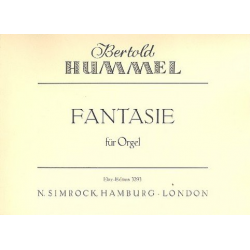 Fantasie op.25 : für Orgel - Bertold Hummel