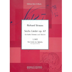 6 Lieder op.67 Band 1 : für hohe Stimme - Richard Strauss