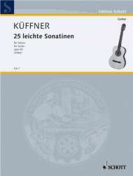 25 leichte Sonatinen op.80 : - Joseph Küffner