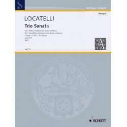 Sonate E-Dur op.5,3 : für 2 Flöten und Bc -Pietro Locatelli