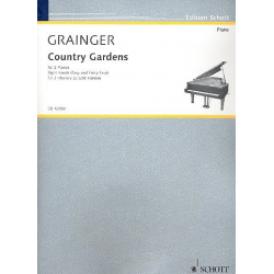 Country Gardens : für 2 Klaviere zu 8 Händen - Percy Aldridge Grainger