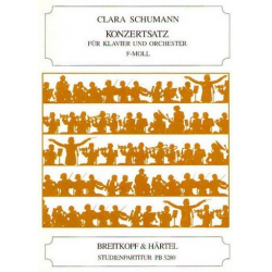 Konzertsatz f-Moll : für Klavier - Clara Schumann