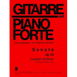 Sonate op.42 : für Gitarre - Joseph Küffner / Arr. Rita Maria Fleres