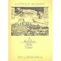 12 Musikstücke für das Clavier -Leopold Mozart