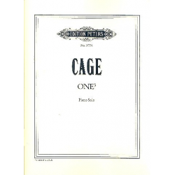 One 5 : for solo piano - John Cage