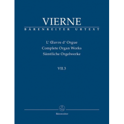 Sämtliche Orgelwerke Band 7,3 : - Louis Victor Jules Vierne