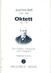 Oktett op.176 : für 4 Violinen, - Joseph Joachim Raff