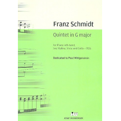 Quintett G-Dur : für 2 Violinen, Viola, Violoncello, - Franz Schmidt