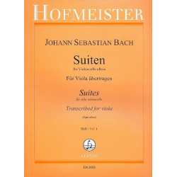 Suiten für Violoncello Band 1 (Nr.1-3) : - Johann Sebastian Bach