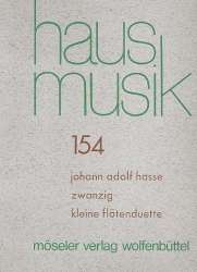 20 kleine Flötenduette : - Johann Adolf Hasse