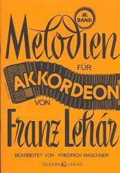 Melodien für Akkordeon Band 2 - Franz Lehár / Arr. Friedrich Maschner
