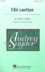 Ubi caritas for mixed chorus (SAM) - Audrey Snyder