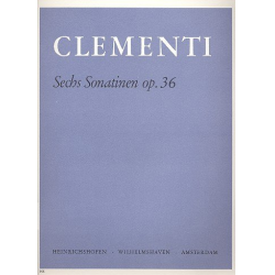 6 Sonatinen op.36 : für Klavier - Muzio Clementi