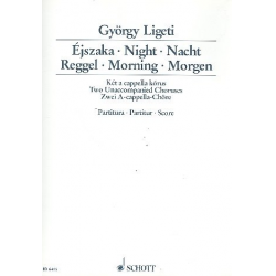 Nacht  und  Morgen : für gem Chor - György Ligeti