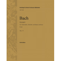 Konzert Wq171 B-Dur : für - Carl Philipp Emanuel Bach