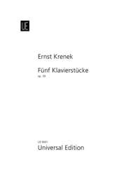 5 Klavierstücke op.39 - Ernst Krenek