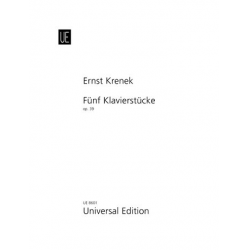 5 Klavierstücke op.39 - Ernst Krenek