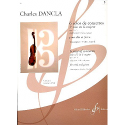 6 solos de concert fa major : -Jean Baptiste Charles Dancla