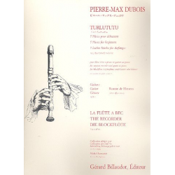 Turlututu : pour flute â bec soprano - Pierre Max Dubois