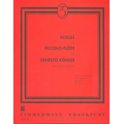 Schule für Piccoloflöte -Ernesto Köhler