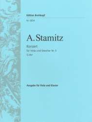 Konzert G-Dur Nr.3 für Viola - Anton Stamitz / Arr. Ulrich Haverkampf