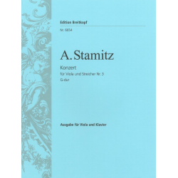 Konzert G-Dur Nr.3 für Viola - Anton Stamitz / Arr. Ulrich Haverkampf