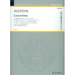 Concertino für Diskantblockflöte (F) -Eberhard Werdin