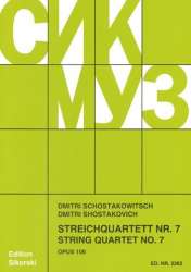 Streichquartett Nr.7 op.108 : - Dmitri Shostakovitch / Schostakowitsch