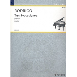 3 Evocaciones : für Klavier - Joaquin Rodrigo